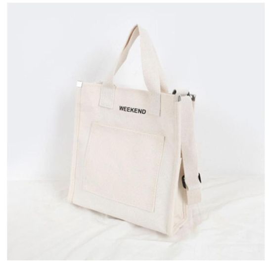 심플한 디자인 캐주얼 여성 에코크로스백 잡화 핸드백