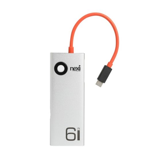 (NEXI) 넥시 6 in 1 USB Type-C 멀티 허브 (NX1380)