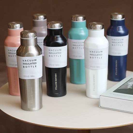 히카리 스퀘어 보온병 텀블러 500ml