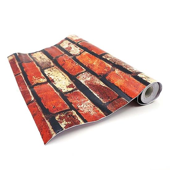 붉은벽돌 방꾸미기 벽지시트지(WFG37FM)