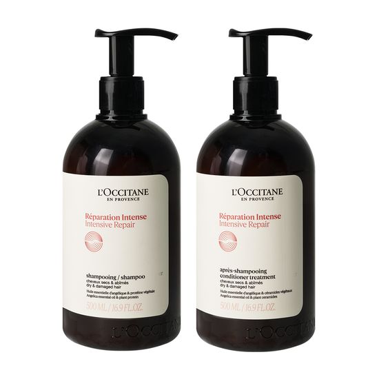 록시땅 인텐시브 리페어 샴푸+컨디셔너 500ml 세트