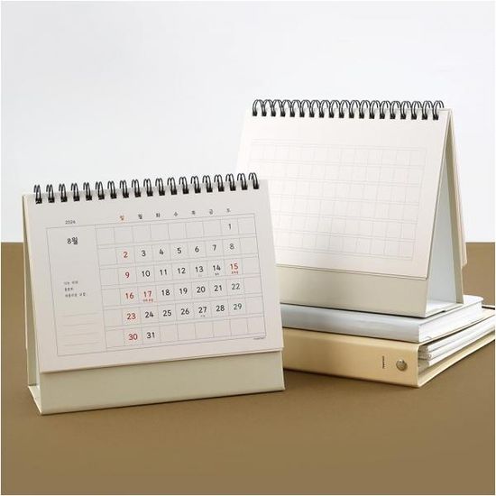 핑크풋 2026감성원고지탁상달력