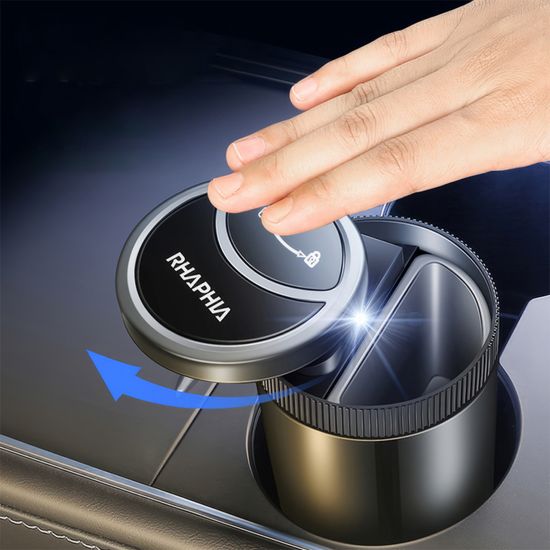 차량용 재떨이 스마트 모션감지 LED 냄새차단 A874