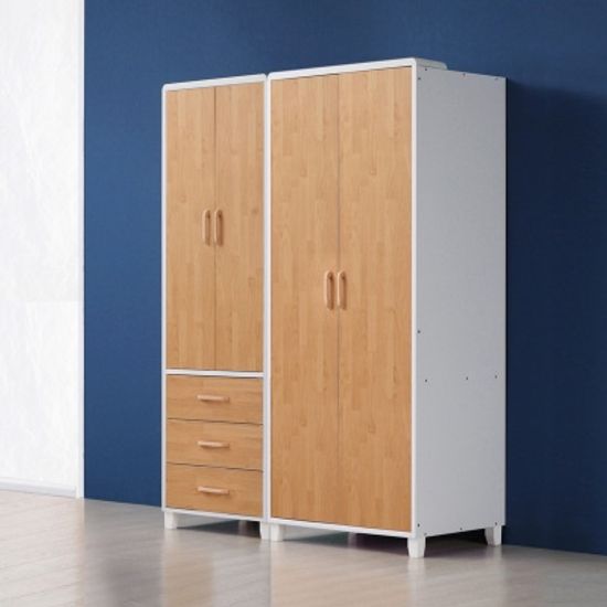 니스 3서랍 장롱세트 도어형 1400 (착불)