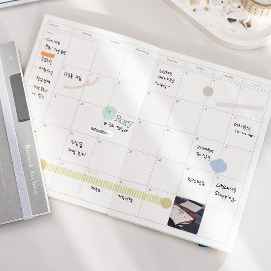 루카랩 2025 레코드 아카이브 포켓 다이어리