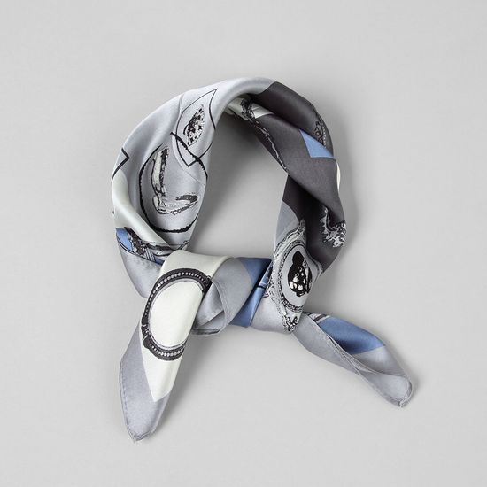 [베네]마드모아젤 실크 쁘띠 스카프 