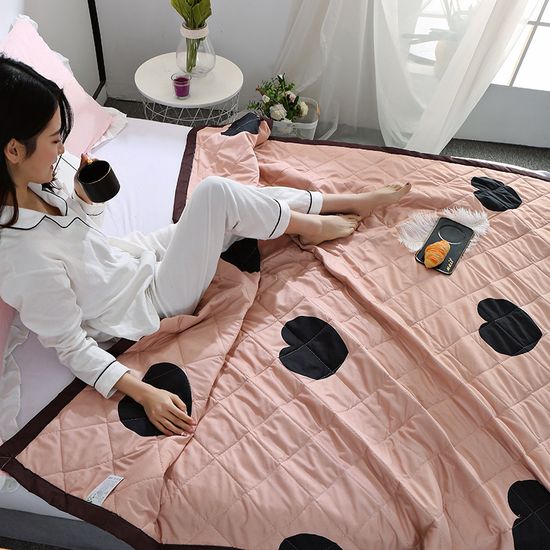여름 차렵 이불 침구 매트 베개 침대 커버 패드 세트_