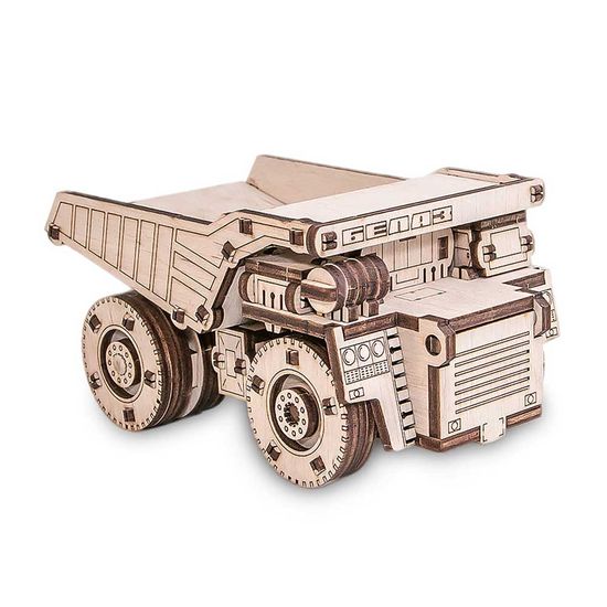 DIY 나무 조립 키트 입체 퍼즐 BELAZ 미니