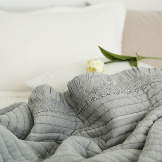 부드러운 모달 프릴 스프레드 겸 이불-4컬러