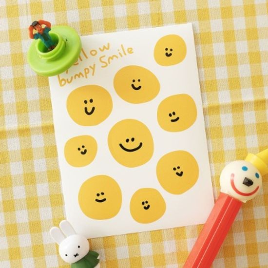 벌룬프렌즈 리무버블 스티커 - 범피스마일