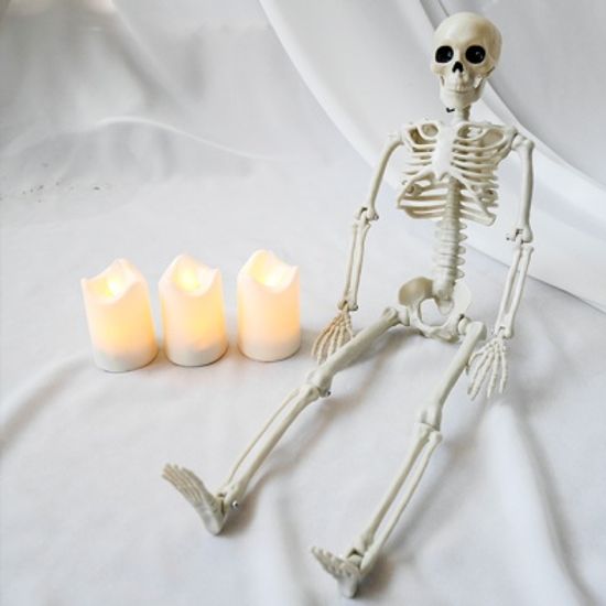 할로윈 해골 모형 LED캔들 세트