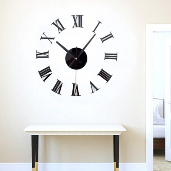 DIY 로마숫자 벽시계/인테리어벽시계 무소음시계