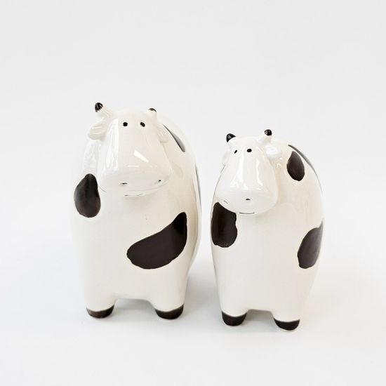 프렌치 도자기 젖소 2종 세트 - Large