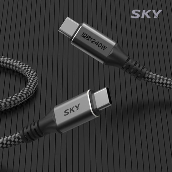 스카이 USB4 240W PD 40Gbps 썬더볼트4 케이블 1.2M