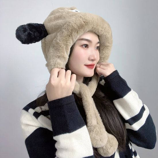 왕방울 캐릭터 귀달이 모자 겨울귀마개모자