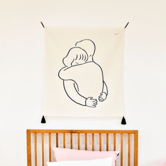 허그 시리즈 패브릭 포스터 / 가리개커튼