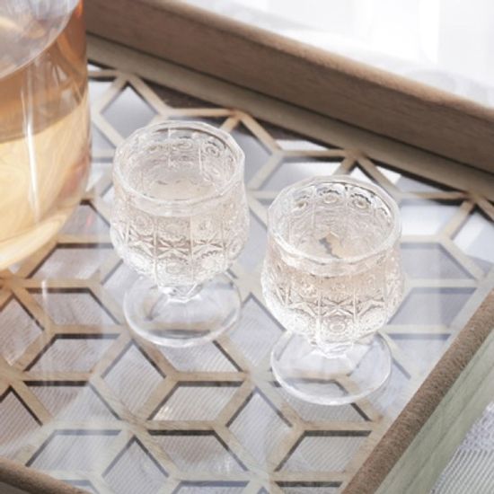 [1+1] 빈티지 레트로 글라스 소주잔 50ml