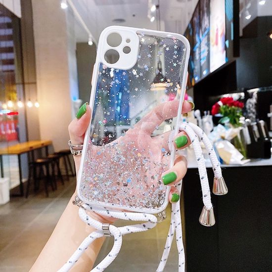 갤럭시S22 울트라 플러스 글리터 크로스스트랩 케이스