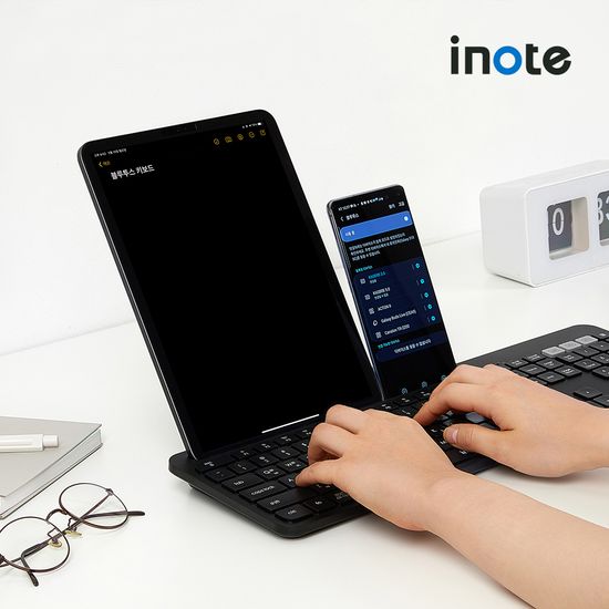 아이노트 태블릿 거치식 무선 키보드 K608RB  