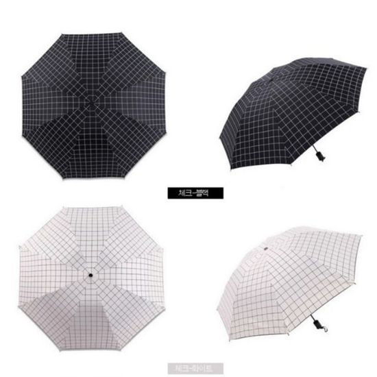 튼튼한우산 암막양산 3단 자 WE162B3