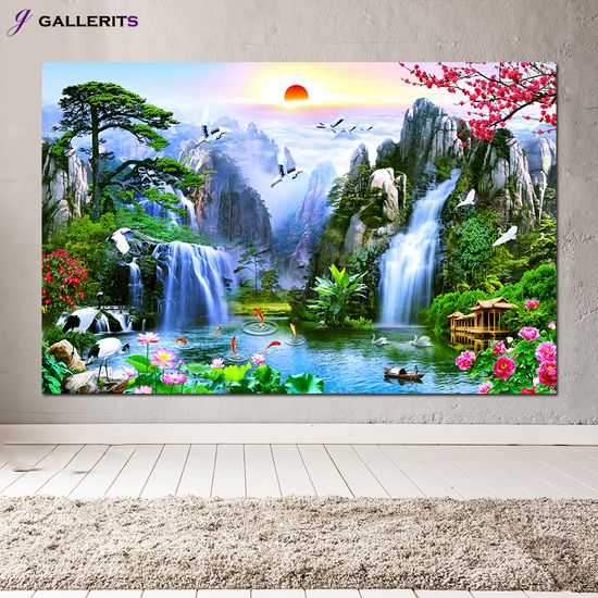 운수대통 돈들어오는그림 풍수 인테리어 액자 특대