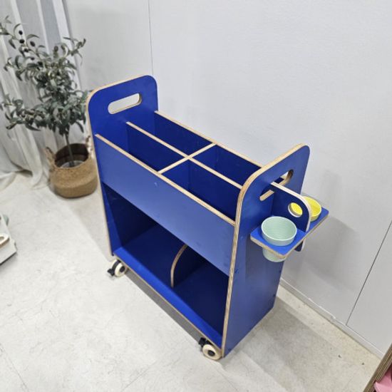 엘리북카트 도서관 북트롤리 바퀴달린책장 5color 택
