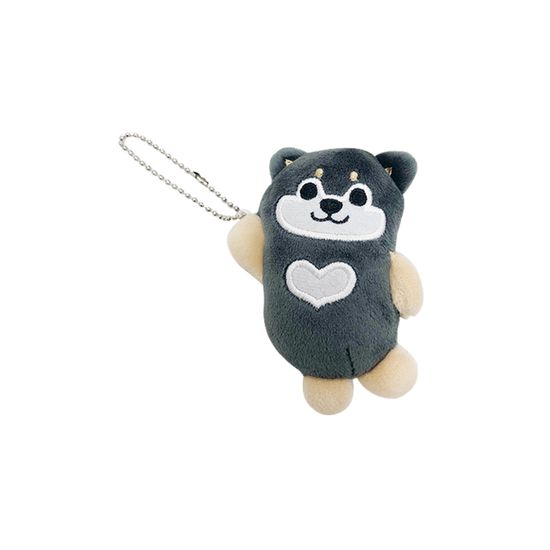 모찌후와 시바견 꼬마 쿠로야나기 인형 키링