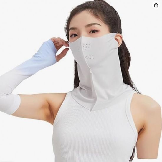 스포츠 마스크 쿨 여름 안면 얼굴 햇빛가리개