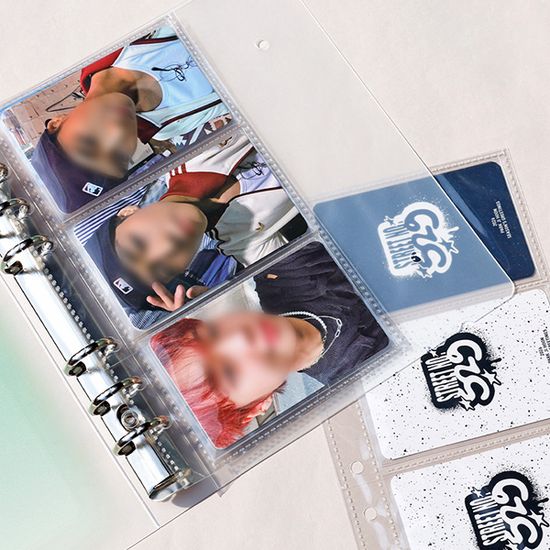 비온뒤 데코포켓 A6 바인더 리필 양면 - 가로 3단