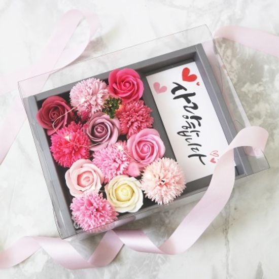 사랑합니다♥ 카네이션 플라워 반전 용돈박스