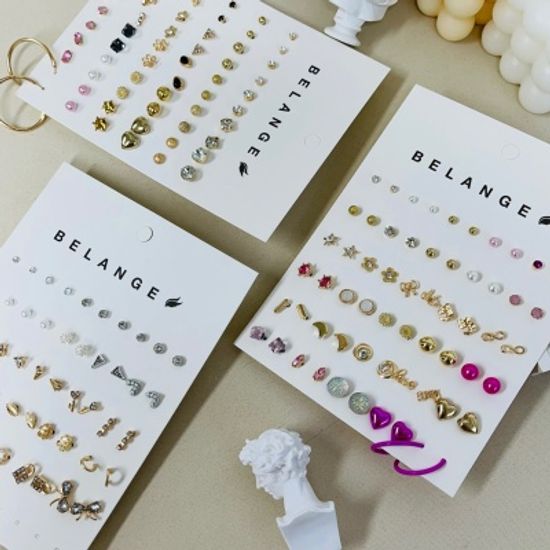 [당일/무배] 귀걸이60개+보관함+팔찌/반지세트 벨앙쥬