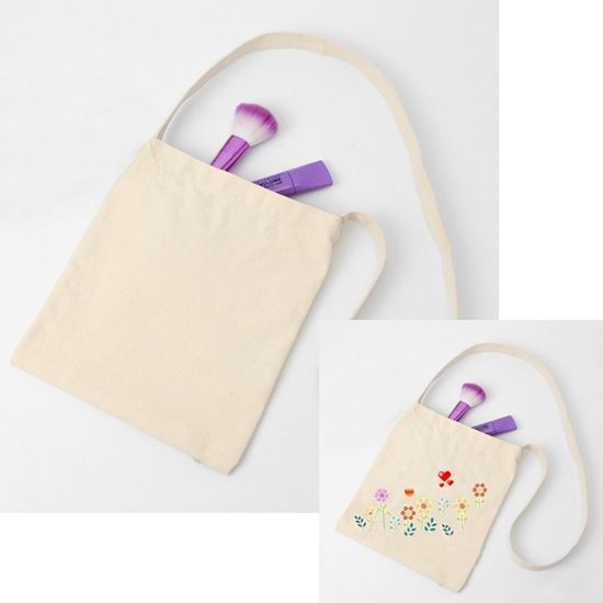 끈긴 크로스 캔버스에코백만들기 22x26 2개(WBAD306)