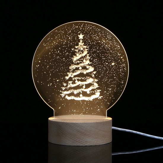 [도토로] LED 크리스마스 트리 아크릴 무드등