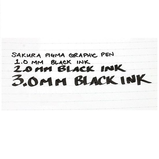 사쿠라 피그먼트 캘리그라피펜-피그마 그래픽 12자루