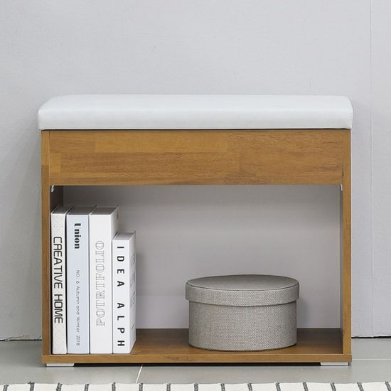 펀치 화이트 현관 수납 벤치 소파 의자 1200 (착불)