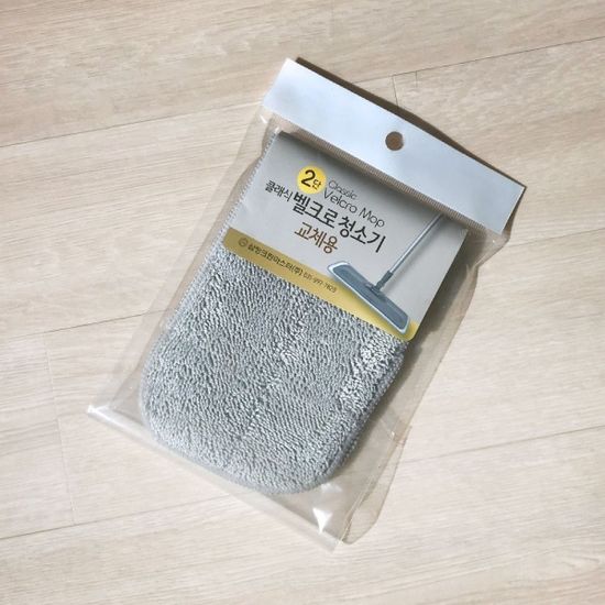 클래식 찍찍이 청소기 2단 리필 교체용 걸레(W138FF0)