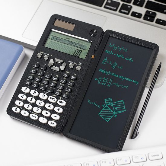 뉴예스 폴딩 태양광 전자 메모 패드 공학용 계산기