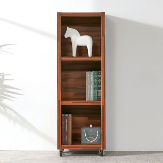 롤링 3단 이동형 미니 책장 슬림 틈새장 400 (착불)