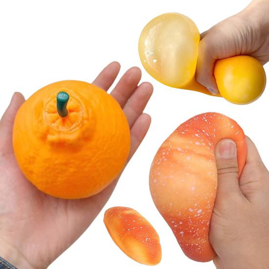 스트레스볼 한라봉 빵 말랑이 스퀴시 찐득볼 피젯토이