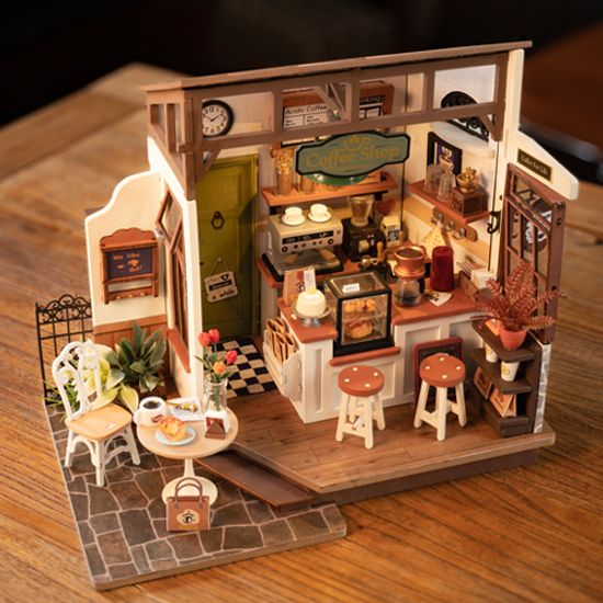 핸즈크라프트 DIY 미니어처 하우스 슬로우 라이프카페