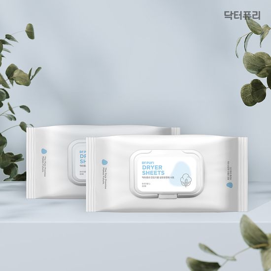  닥터퓨리 건조기시트 섬유유연제 드라이시트 80매