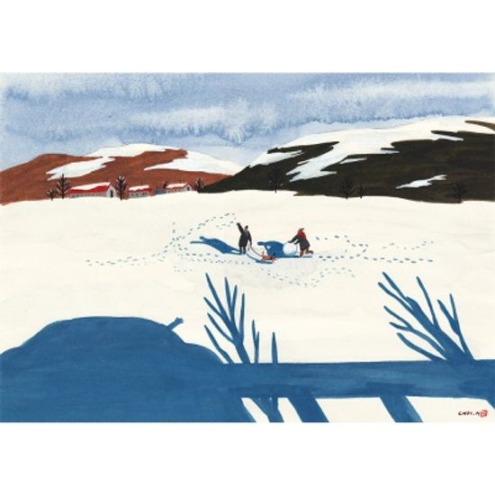 어떤 날, 안녕 / 일러스트 액자