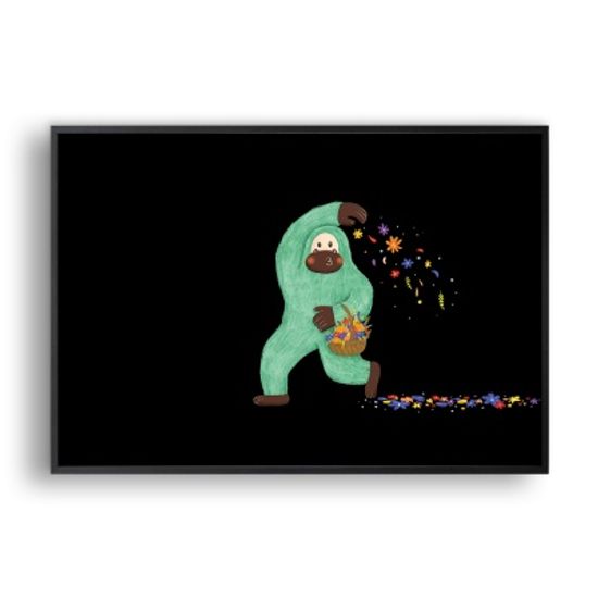I make a 꽃길 / 일러스트 액자