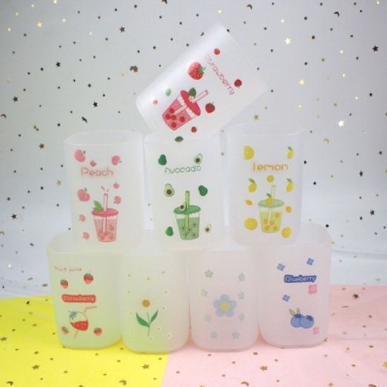 투명 연필꽂이 다용도 펜홀더 메이크업 보관 정리