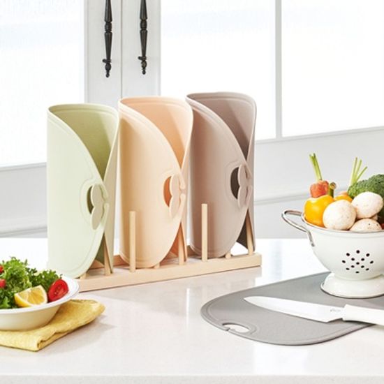 이놀 칼집에 강한 항균 이유식 TPU 안심 도마 1P