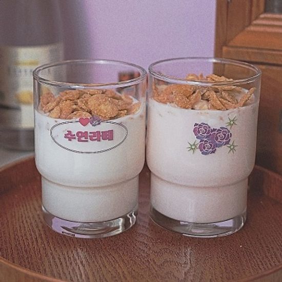 레터링인쇄-2p 장미캄파눌라 따뜻한 사랑 컵 선물세트