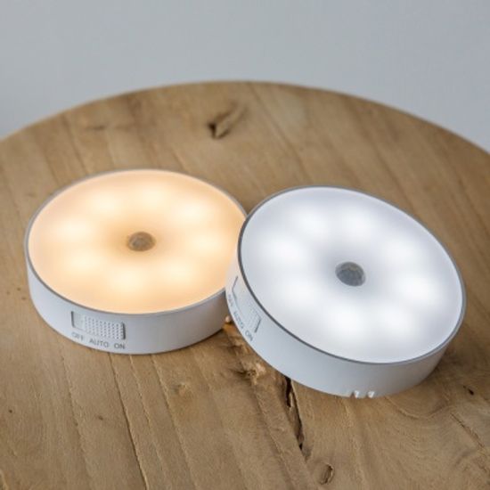 아이린 USB 충전식 자석 센서등,웜화이트