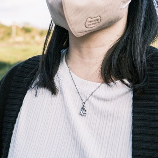 써지컬스틸 돌고래 목걸이 볼체인