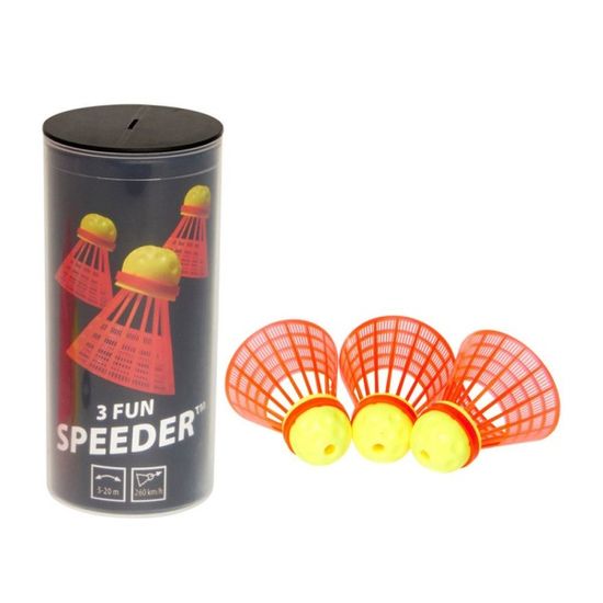 스피드민턴 펀스피더(3개입) 입문용 바람저향 셔틀콕