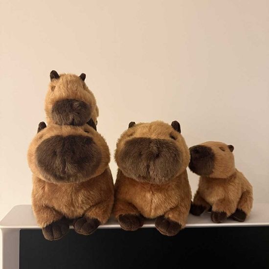 [선레몬] 플러피애니멀 카피바라 M사이즈 애착 인형